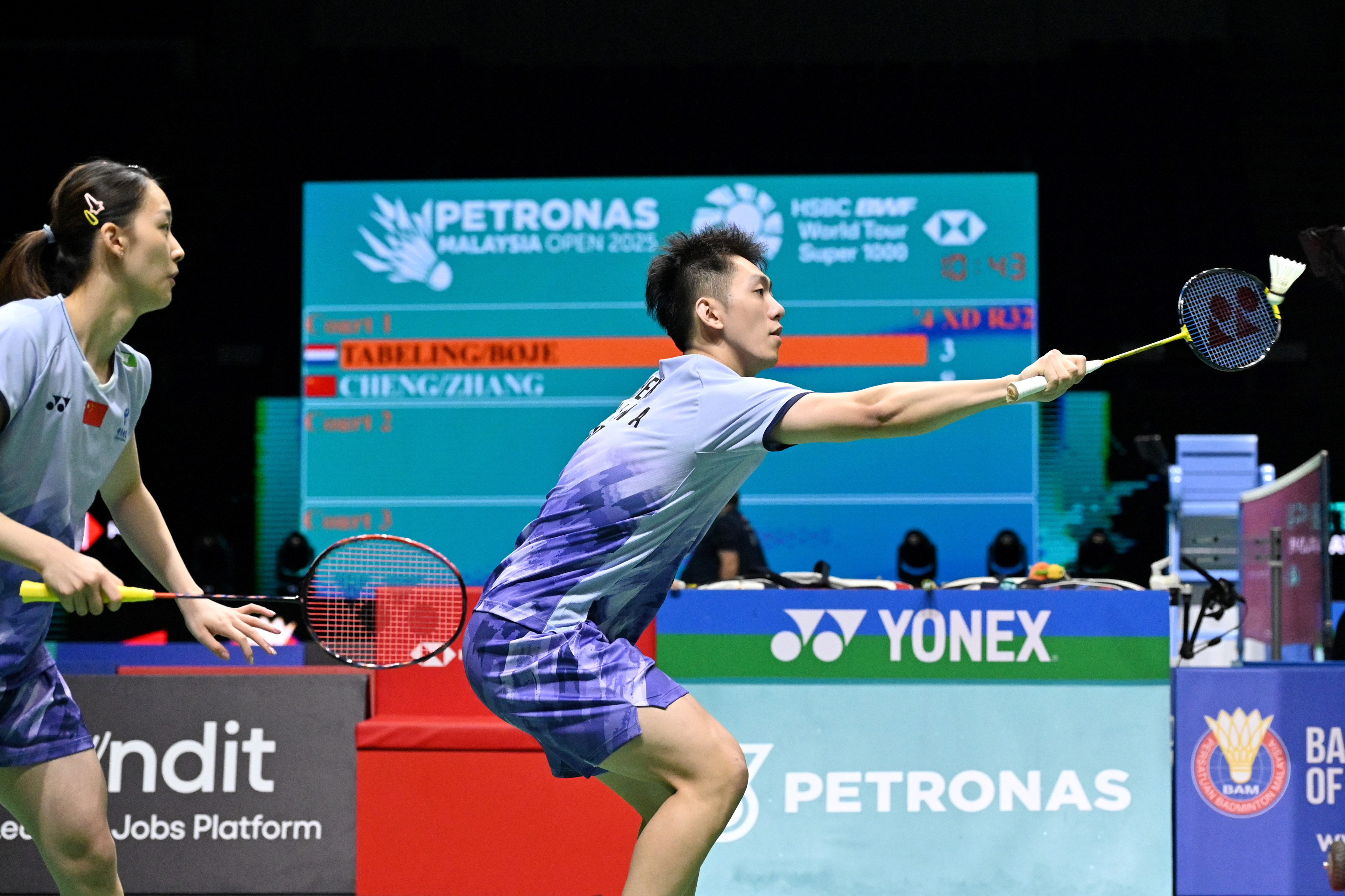 羽毛球混双中国组合携手晋级 羽毛球混双中国组合携手晋级